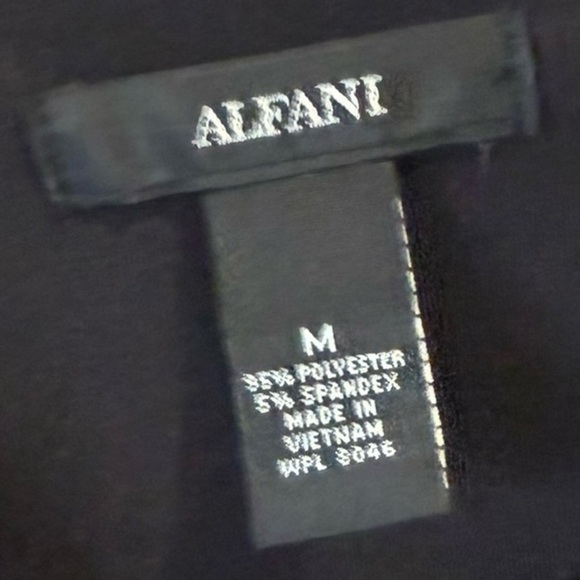 🎉 Alfani Black Embellished Tunic Top – Size M | NYE Ready ✨ - Picture 2 of 5